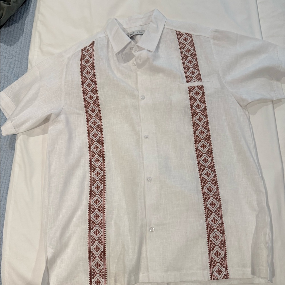 White Linen Guayabera